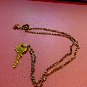 The giving keys necklace 33 inches with Believe on key